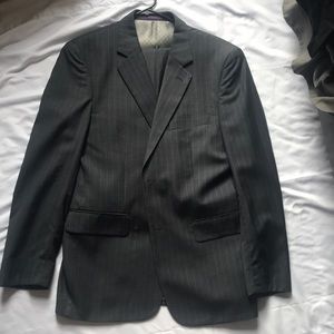 Vinci Grey Pin Strip Suit